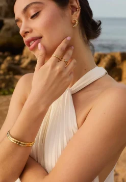 ANILLO AVASA BAÑADO EN ORO