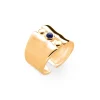 ANILLO AZHAR BAÑADO EN ORO