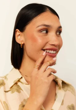 ANILLO BLE (MIDI) BAÑADO EN ORO