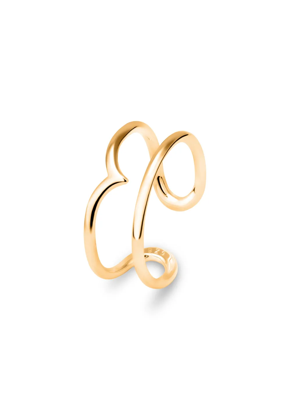ANILLO BRAHMA BAÑADO EN ORO