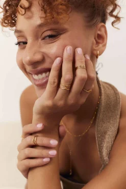 ANILLO BRAHMA BAÑADO EN ORO