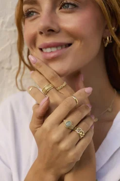 ANILLO DOREE BAÑADO EN ORO