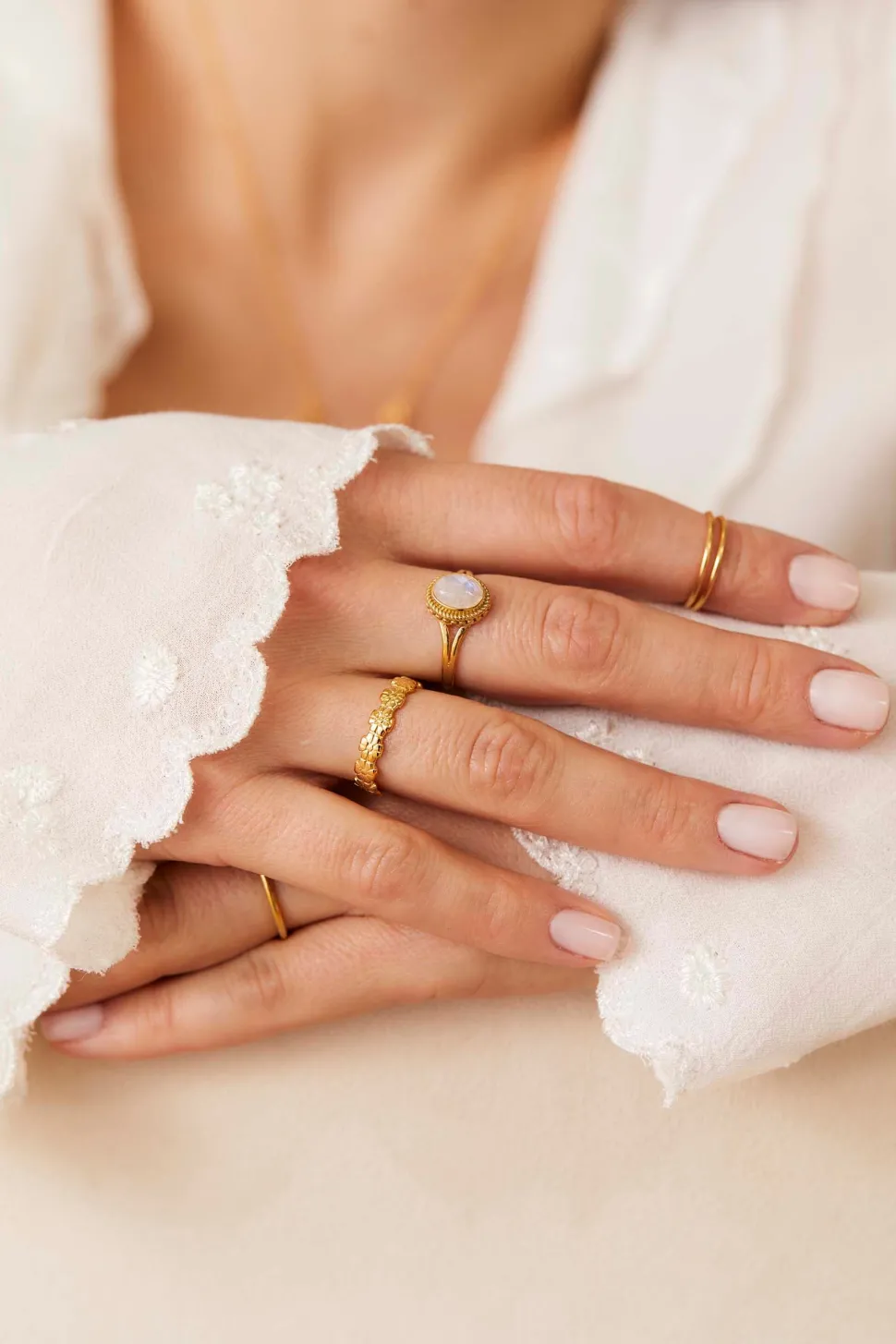 ANILLO GAR BAÑADO EN ORO