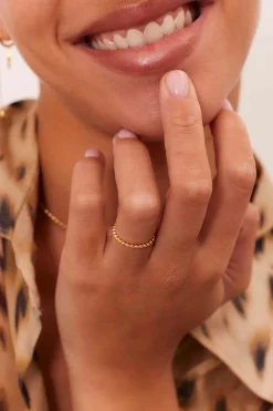 ANILLO INAY BAÑADO EN ORO