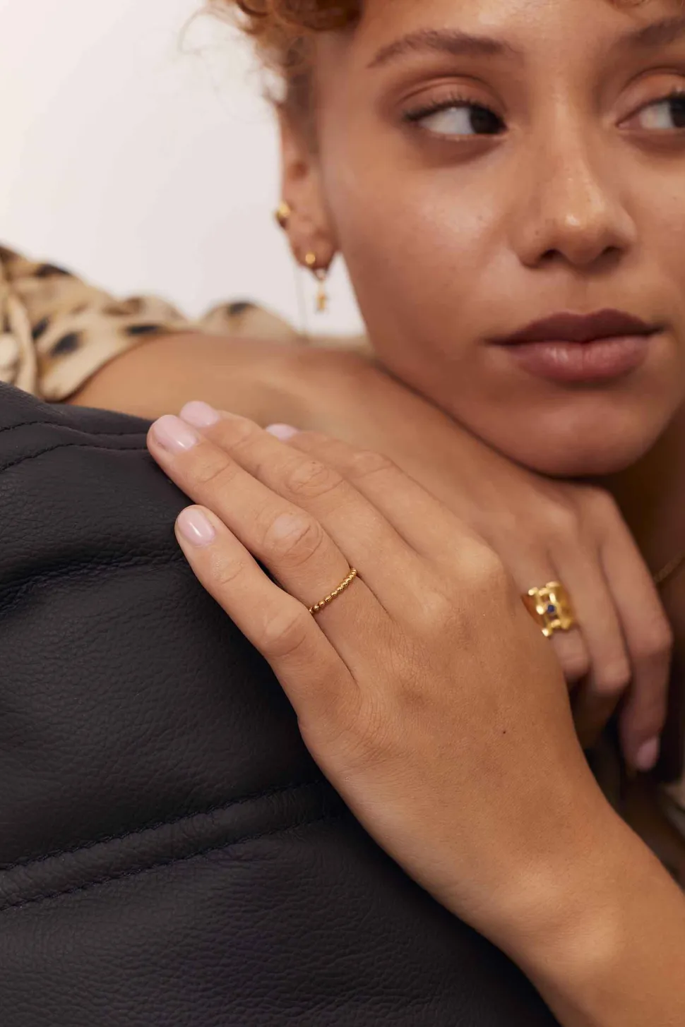 ANILLO INAY BAÑADO EN ORO