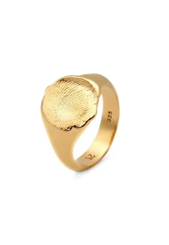 ANILLO ITIHAS BAÑADO EN ORO