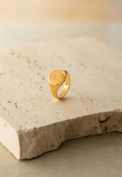 ANILLO ITIHAS BAÑADO EN ORO