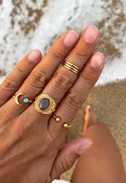 ANILLO KALINDA BAÑADO EN ORO