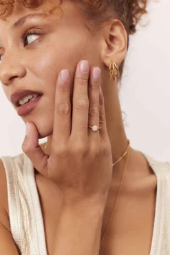 ANILLO KISHORI BAÑADO EN ORO