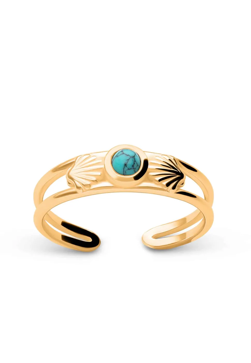 ANILLO KRASA BAÑADO EN ORO