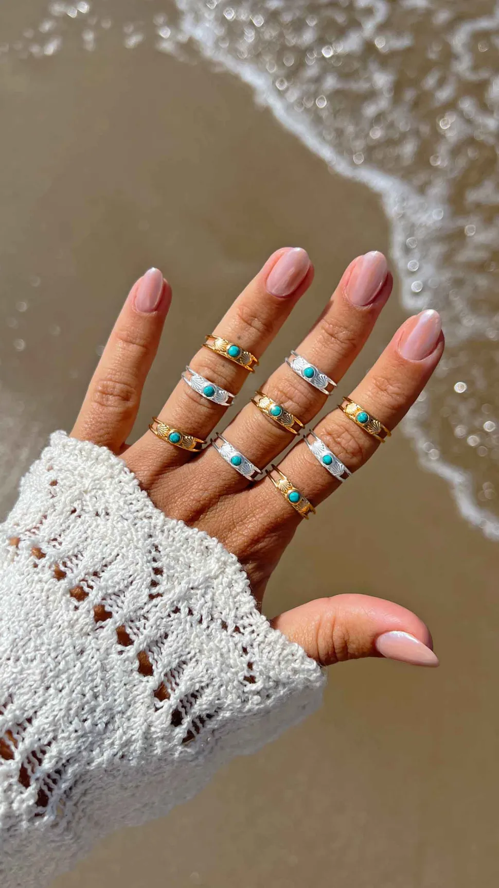 ANILLO KRASA BAÑADO EN ORO