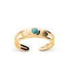 ANILLO KRASA BAÑADO EN ORO MIDI