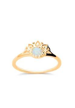 ANILLO KUMUD BAÑADO EN ORO