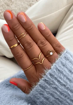 ANILLO KUMUD BAÑADO EN ORO