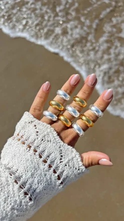 ANILLO MAHARANI BAÑADO EN ORO