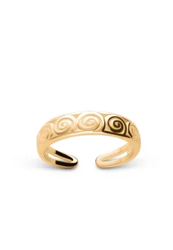 ANILLO MALAVAK BAÑADO EN ORO MIDI