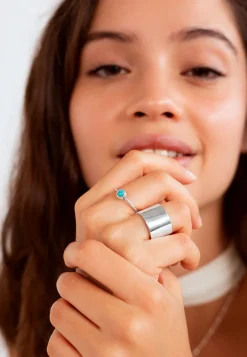 ANILLO MALINI TURQUESA