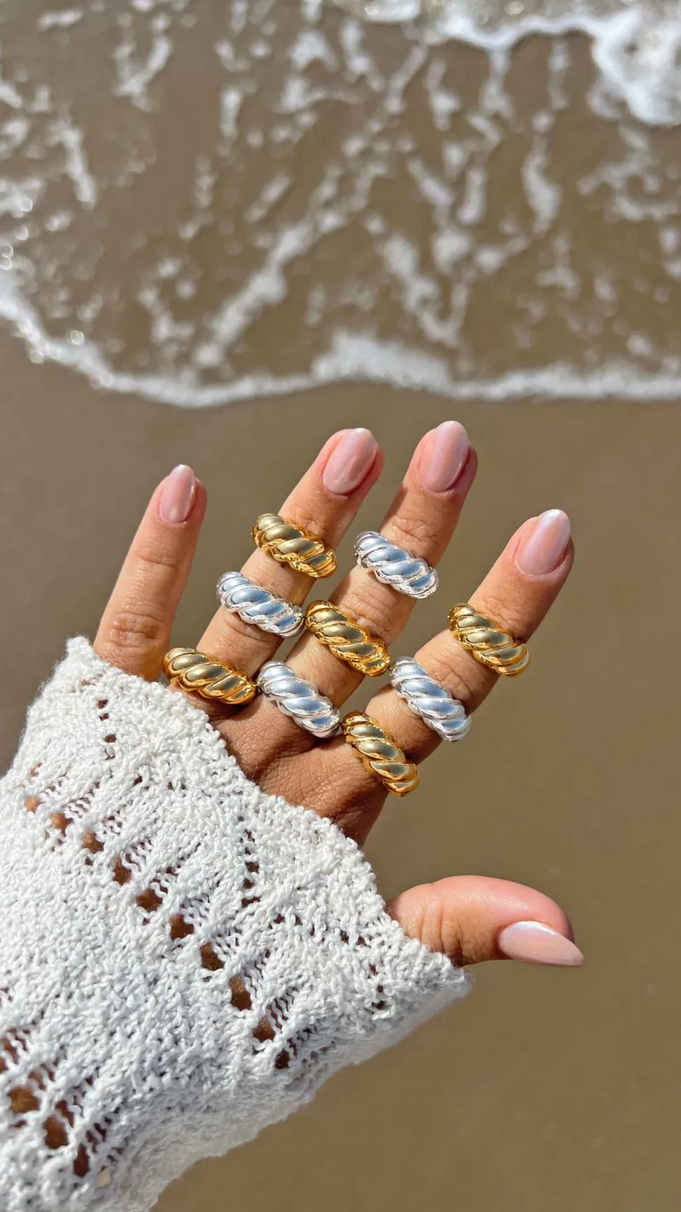 ANILLO MALPUA BAÑADO EN ORO