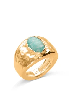 ANILLO PRAKTI BAÑADO EN ORO