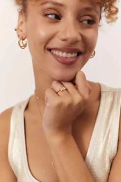 ANILLO SAMADHI BAÑADO EN ORO