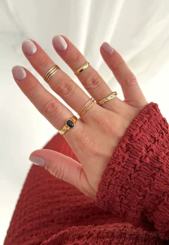 ANILLO SARALA BAÑADO EN ORO