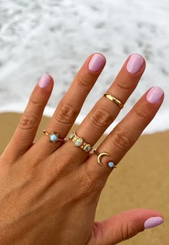 ANILLO SARALA BAÑADO EN ORO