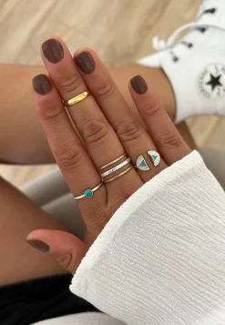 ANILLO SARALA BAÑADO EN ORO