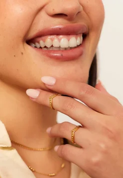 ANILLO SEVTI (MIDI) BAÑADO EN ORO