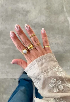 ANILLO SEVTI (MIDI) BAÑADO EN ORO