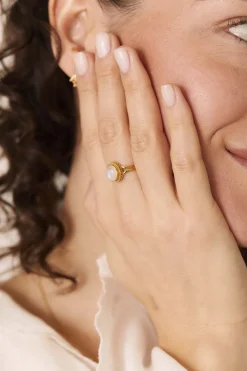 ANILLO SHILA BAÑADO EN ORO
