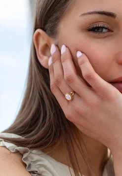 ANILLO SHILA BAÑADO EN ORO