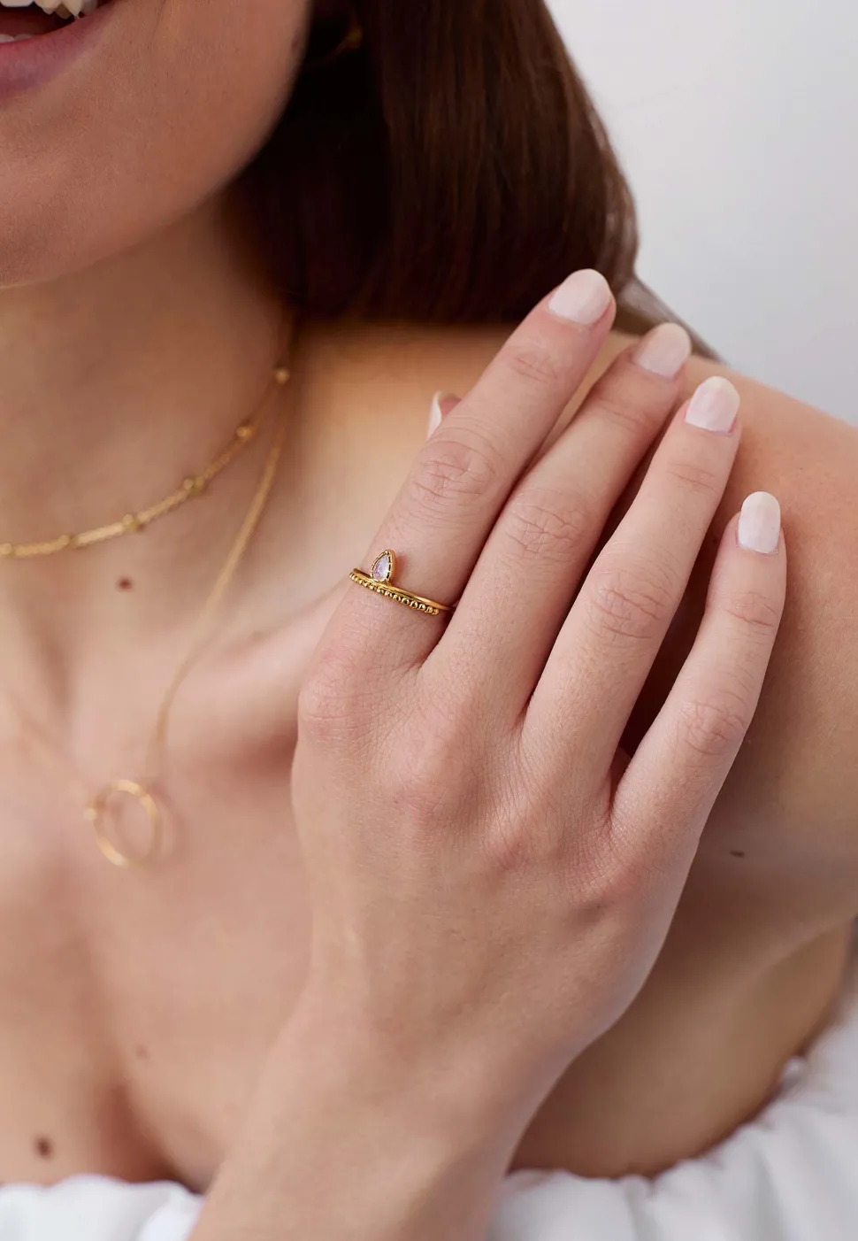 ANILLO SWATI BAÑADO EN ORO