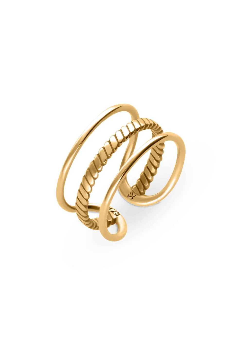 ANILLO TANIKA BAÑADO EN ORO