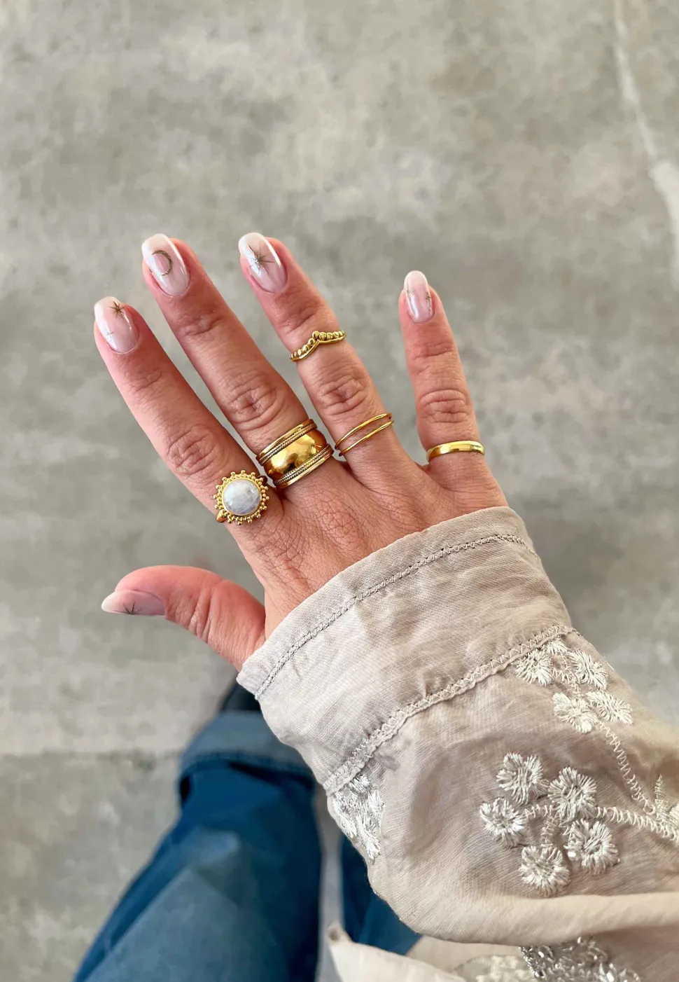 ANILLO TENAYA BAÑADO ORO