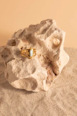 ANILLO UPADESA BAÑADO EN ORO