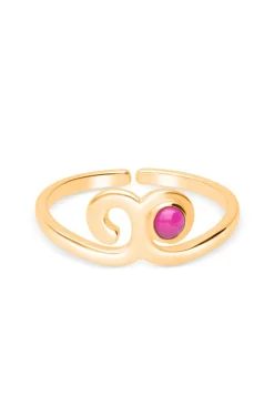 ANILLO ZODIACO BAÑADO EN ORO