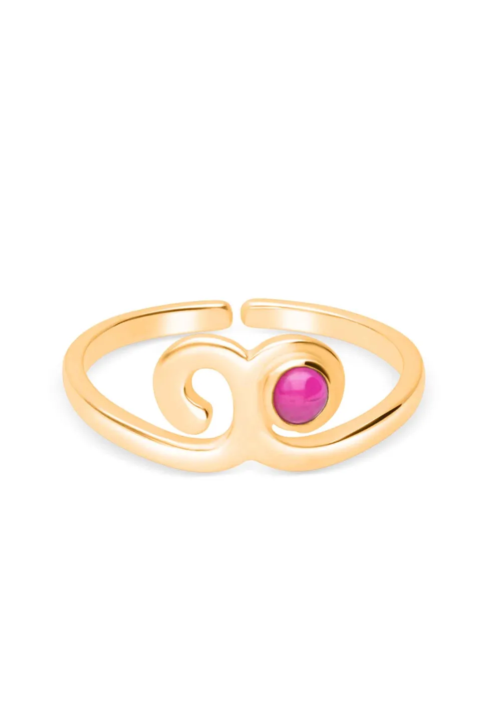 ANILLO ZODIACO BAÑADO EN ORO