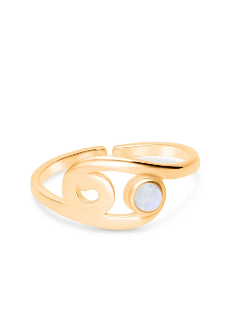 ANILLO ZODIACO BAÑADO EN ORO