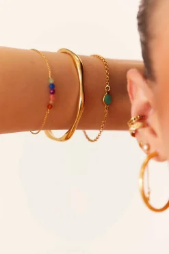BRAZALETE ARHATA BAÑADO EN ORO