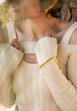 BRAZALETE CHIKANE BAÑADO EN ORO