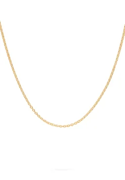 CADENA COLLAR LARGA (50+10) BAÑADA EN ORO