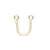CADENA PENDIENTE ANCHOR BAÑADA EN ORO