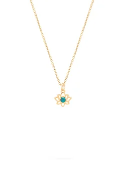 COLLAR ABJINI BAÑADO EN ORO