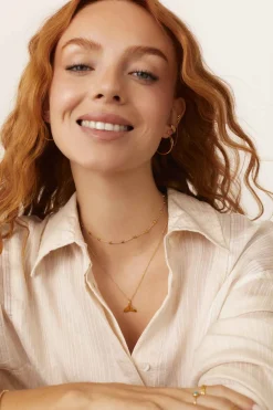 COLLAR BAAT BAÑADO EN ORO