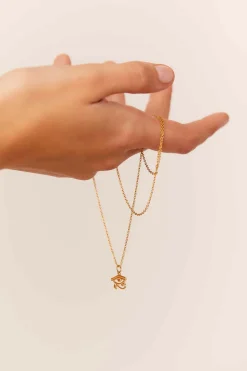 COLLAR GRANTHI BAÑADO EN ORO