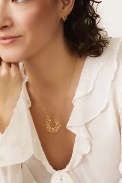 COLLAR HEMA BAÑADO EN ORO