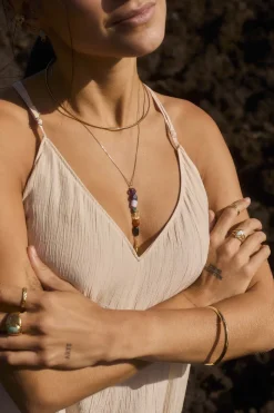 COLLAR IDA BAÑADO EN ORO