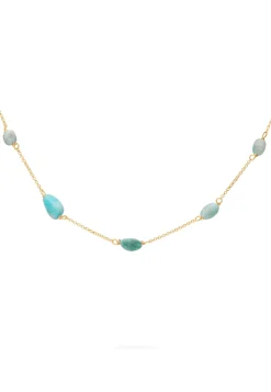 COLLAR KUNDAN BAÑADO EN ORO