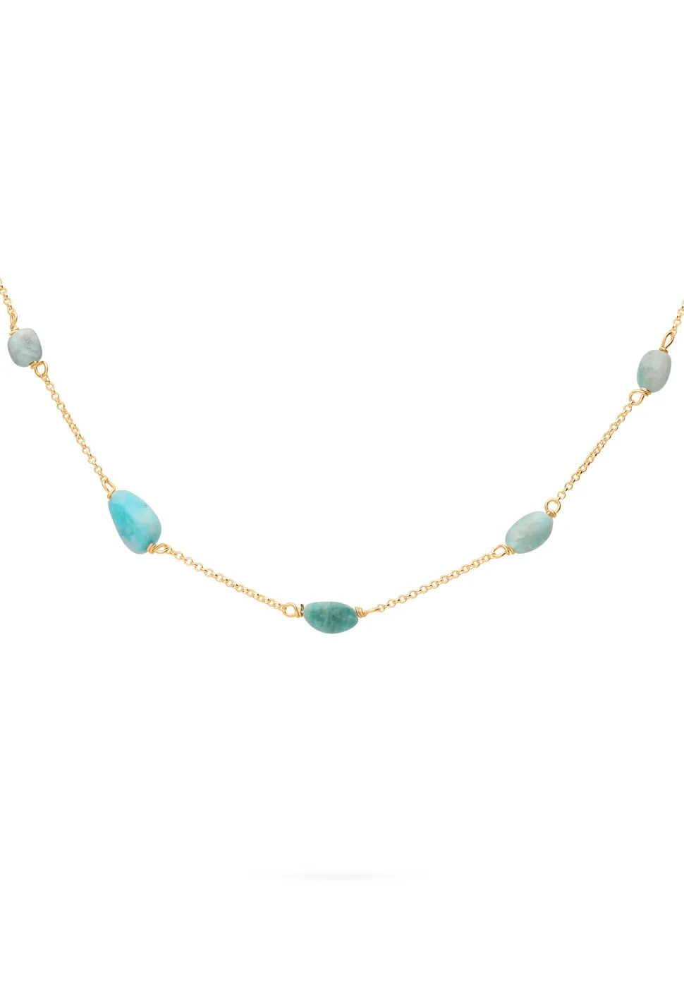 COLLAR KUNDAN BAÑADO EN ORO