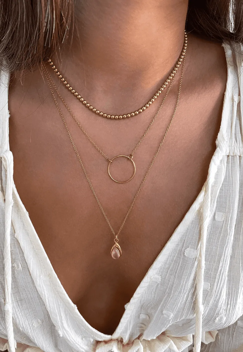 COLLAR LALIT BAÑADO EN ORO